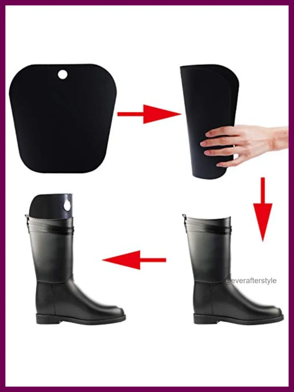 4 Pcs Boot Shapers Form Inserts Breathable Boot Support for Men Women